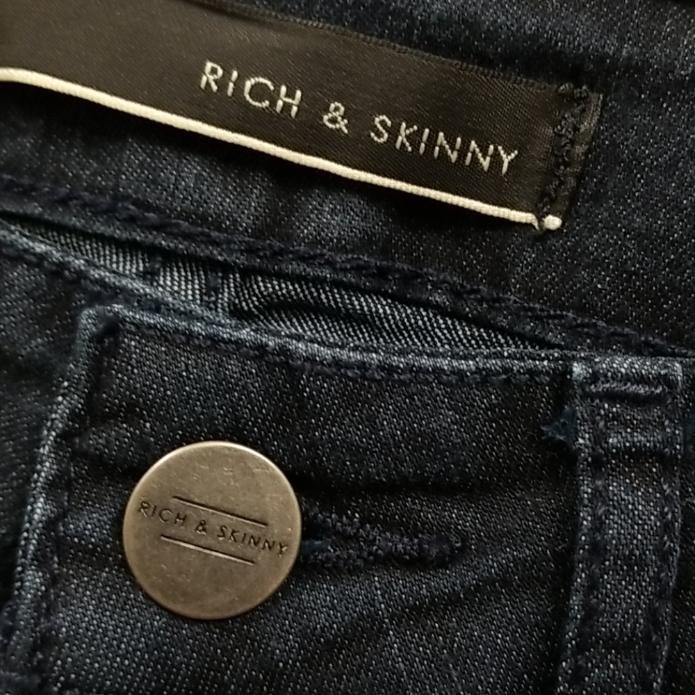Rich & Skinny Carly Blue jeans sz 27